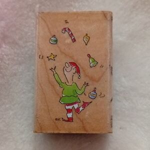Festive Elf Home Design Stamp